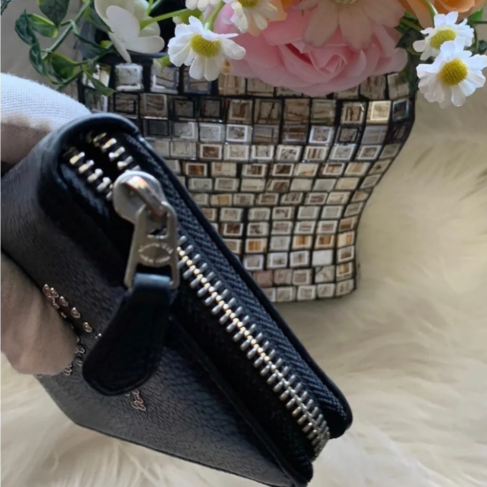 Coach Accordion Zip Wallet